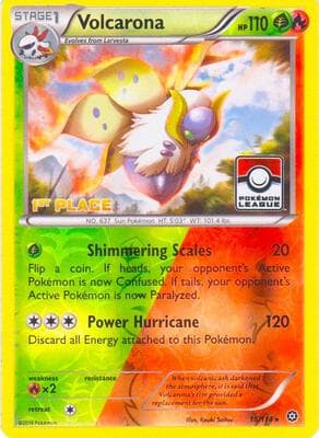 Volcarona 15 114 Pokemon League 1st Place