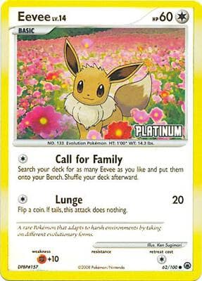 Eevee 62 100 Platinum