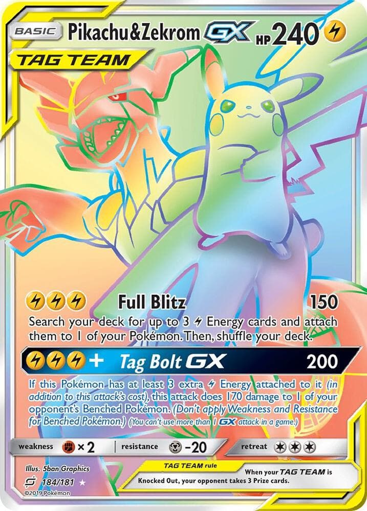 Pikachu and Zekrom GX Secret