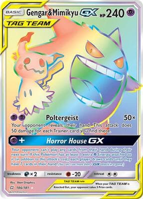 Gengar and Mimikyu GX Secret
