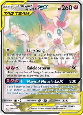 Gardevoir and Sylveon GX 205 Alternate Full Art