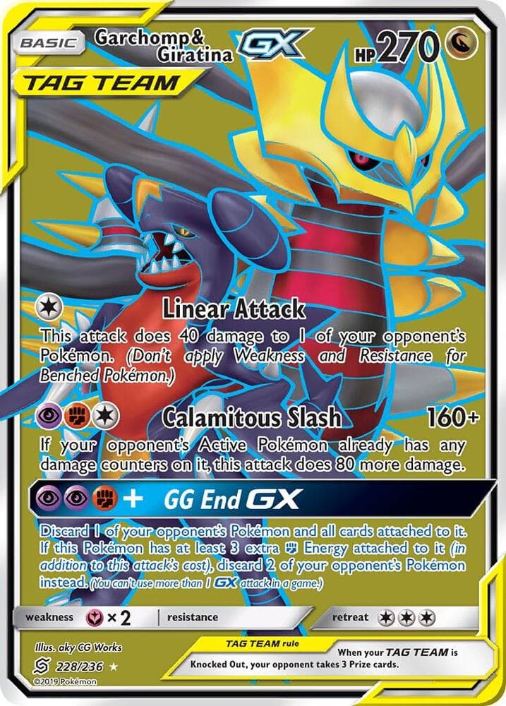 Garchomp and Giratina GX Full Art