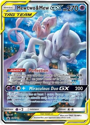 Mewtwo and Mew GX SM191