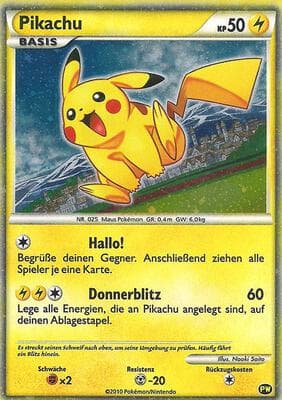 Pikachu German