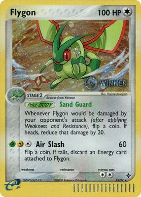 Flygon 15 97 Pokemon League Winner