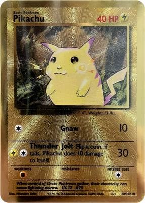 Pikachu 58 102 Celebrations Metal Card