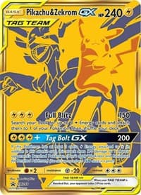 Pikachu and Zekrom GX SM248