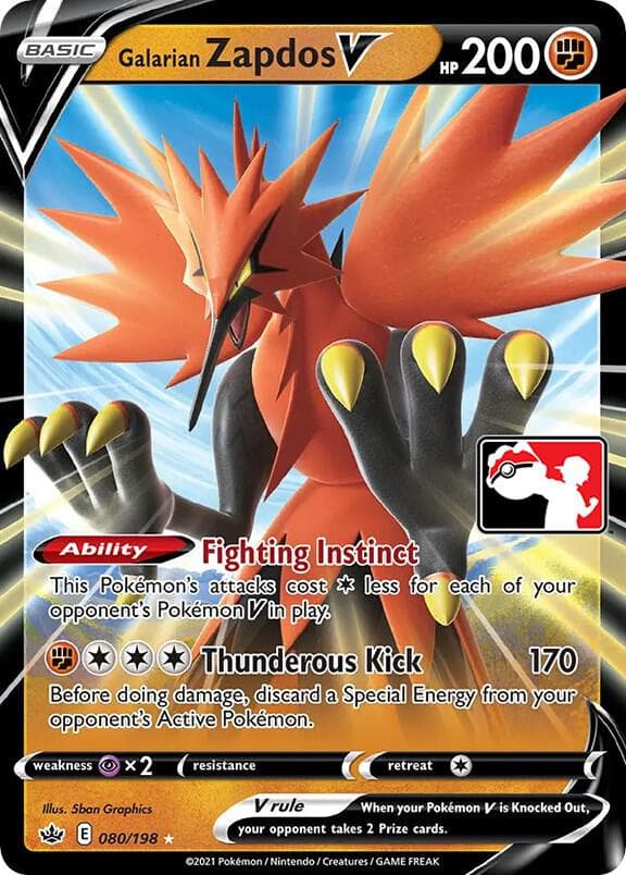 Galarian Zapdos V 080 198