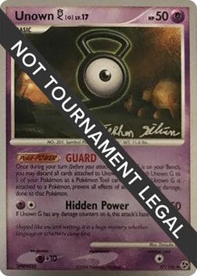 Unown G 2009 Stephen Silvestro