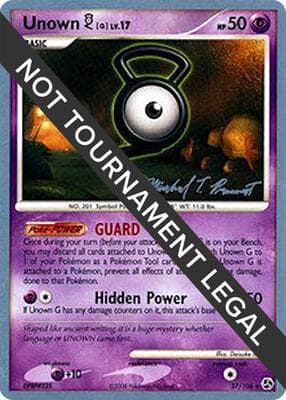 Unown G 2010 Michael Pramawat