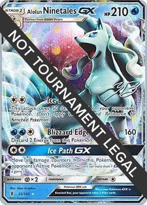 Alolan Ninetales GX 2017 Zachary Bokhari