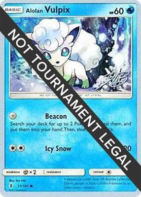 Alolan Vulpix 2017 Zachary Bokhari