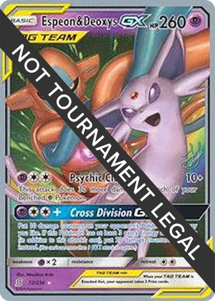 Espeon and Deoxys GX 2019 Henry Brand