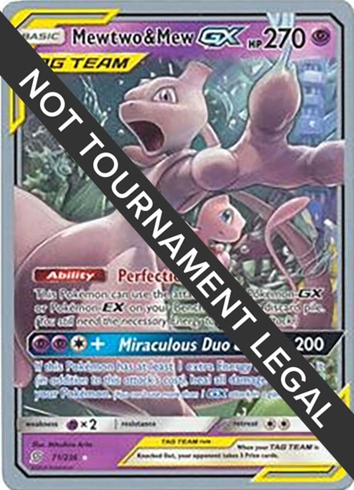 Mewtwo and Mew GX 2019 Henry Brand