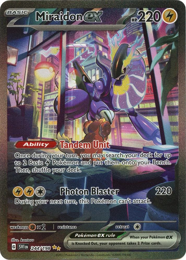 Miraidon ex 244 198