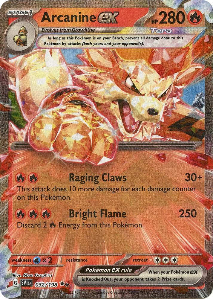Arcanine ex 032 198