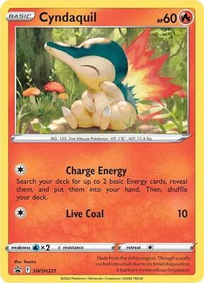 Cyndaquil SWSH221 Cosmos Holo