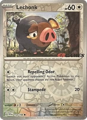Lechonk 154 198 EB Games Promo