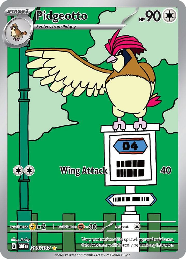Pidgeotto 208 197
