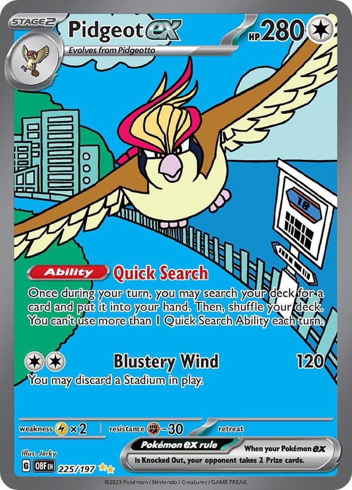 Pidgeot ex 225 197