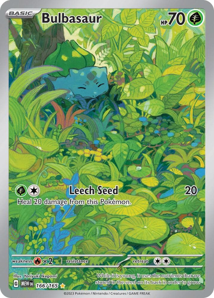 Bulbasaur 166 165
