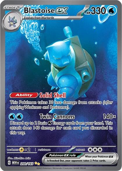 Blastoise ex 200 165