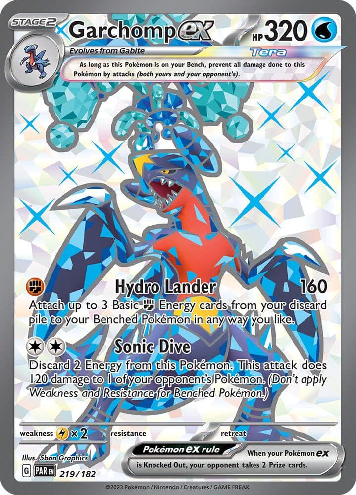 Garchomp ex 219 182