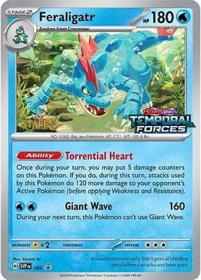 Feraligatr 089 Prerelease Staff