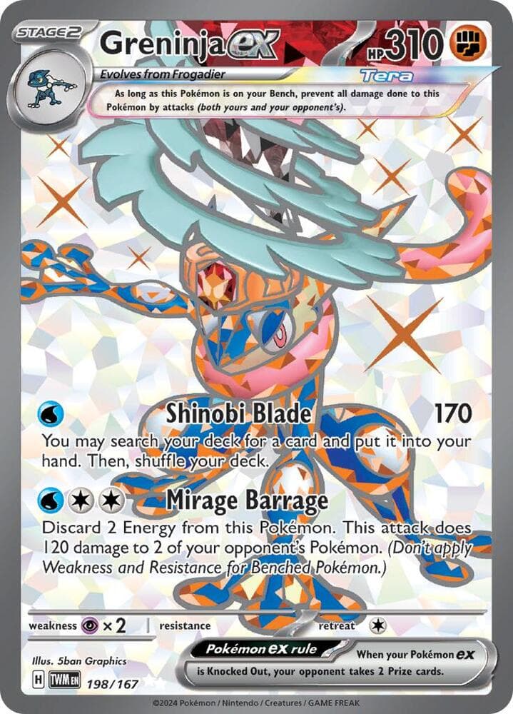 Greninja ex 198 167