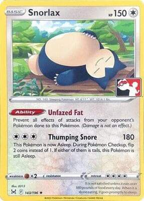 Snorlax 143 196