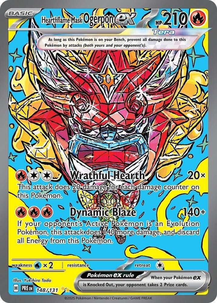 Hearthflame Mask Ogerpon ex 148 131
