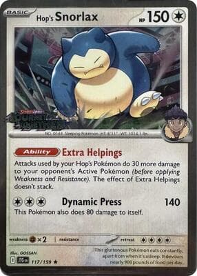 Hops Snorlax 117 159 Cosmos Holo