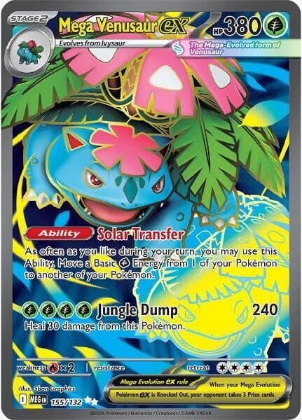 Mega Venusaur ex 155 132