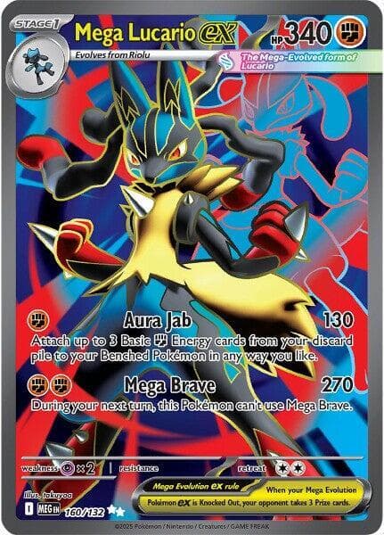 Mega Lucario ex 160 132