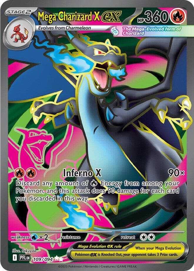 Mega Charizard X ex 109 094