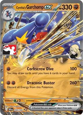 Cynthias Garchomp ex 104 182