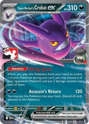 Team Rockets Crobat ex 122 182
