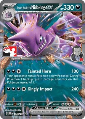 Team Rockets Nidoking ex 119 182