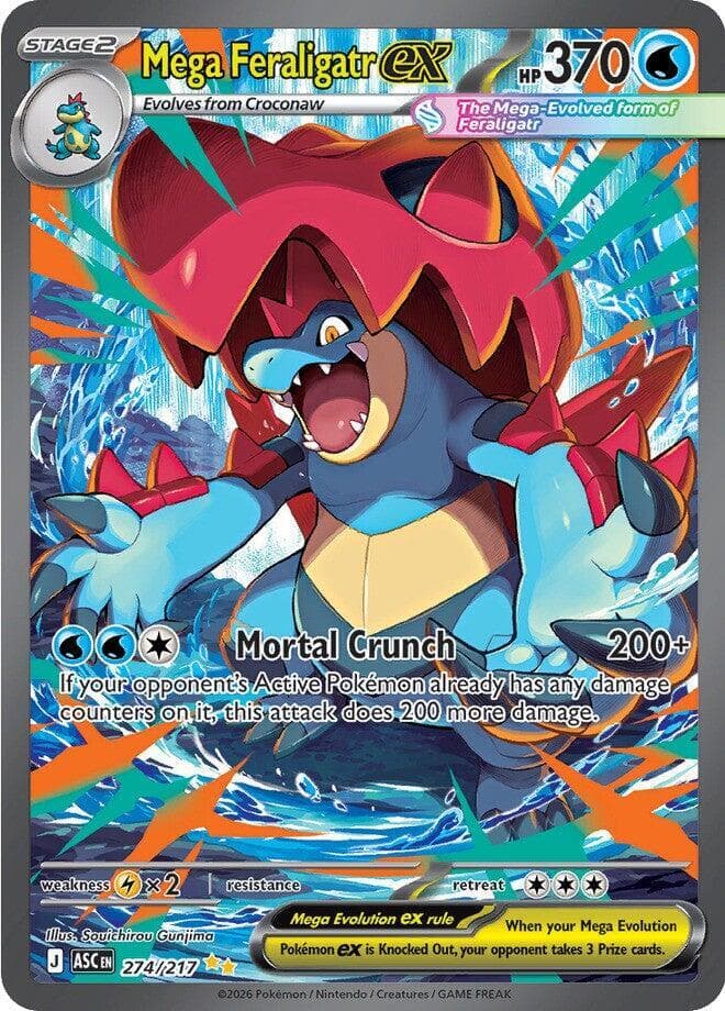 Mega Feraligatr ex 274 217