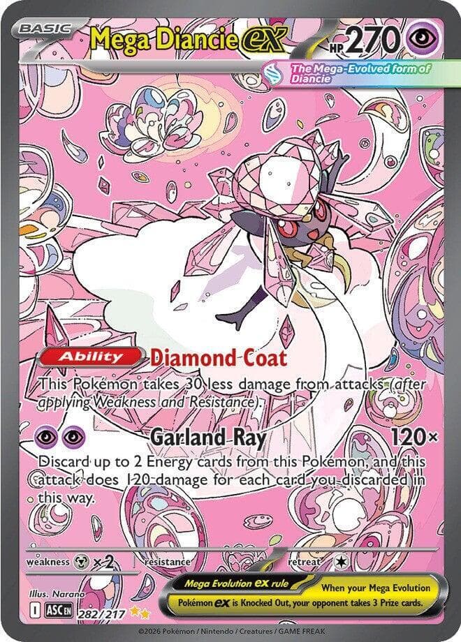 Mega Diancie ex 282 217