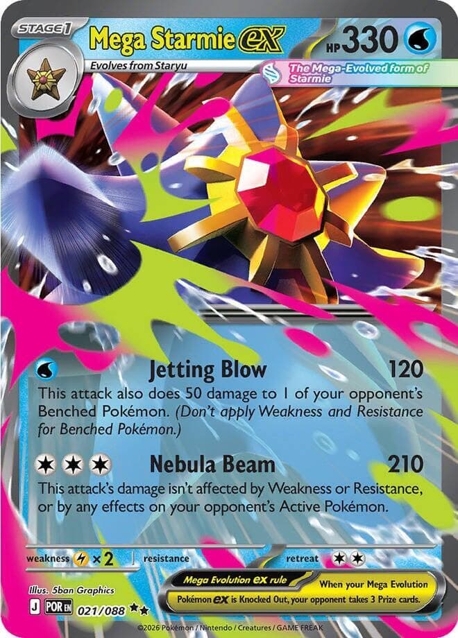 Mega Starmie ex 021 088