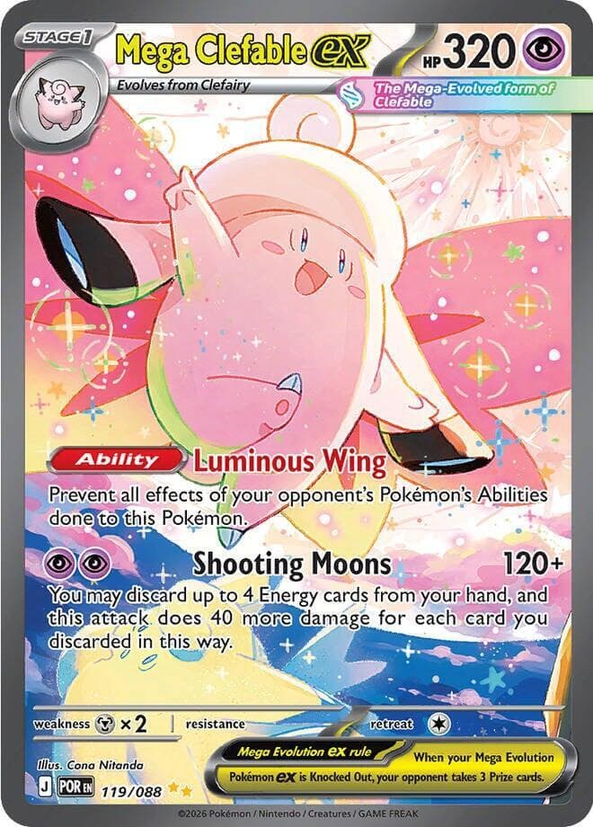 Mega Clefable ex 119 088