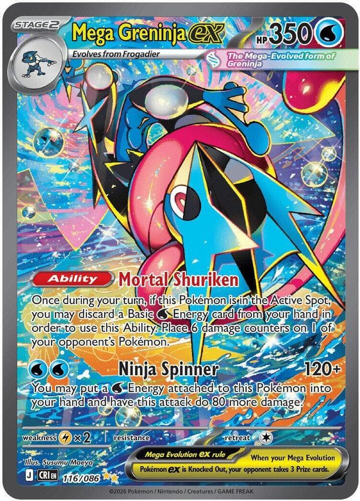 Mega Greninja ex 116 086