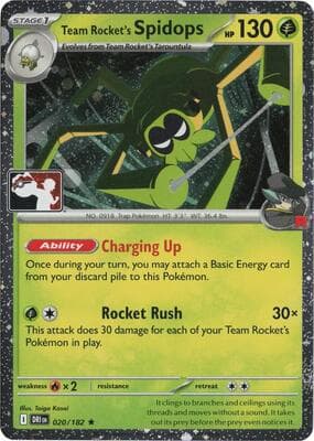 Team Rockets Spidops 020 182 Cosmos Holo
