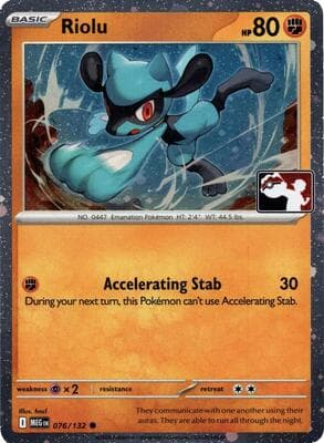 Riolu 076 132 Cosmos Holo