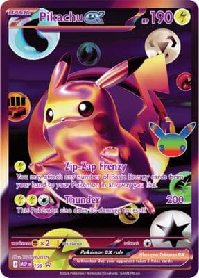 Pikachu ex 109 30th Celebration