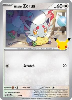 Hisuian Zorua 122 128