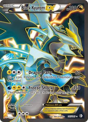Black Kyurem EX 145 Full Art