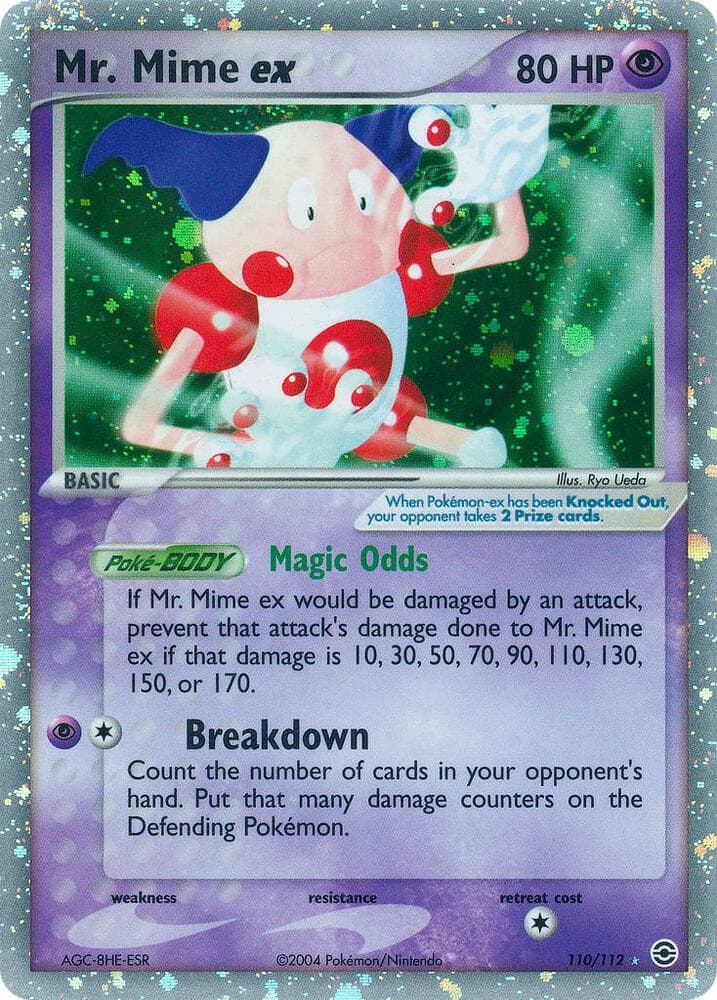 Mr Mime ex 110 112