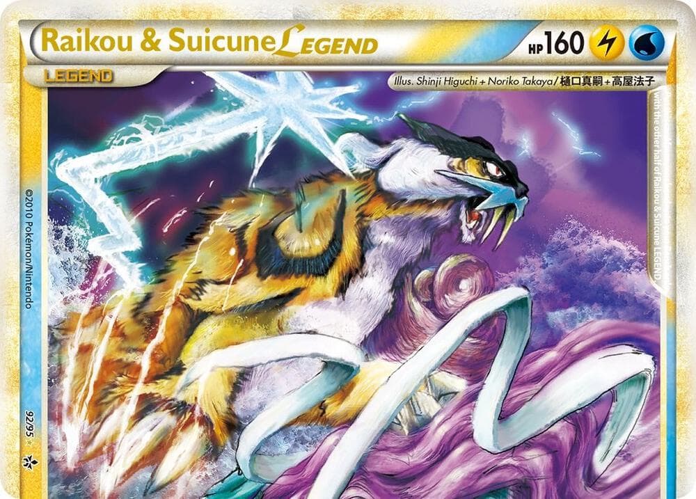 Raikou and Suicune Legend Top